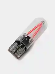 Красный лампа габаритов номера салона (габаритная) светодиодная T10 W5W 12 V, LED COB, без цоколя