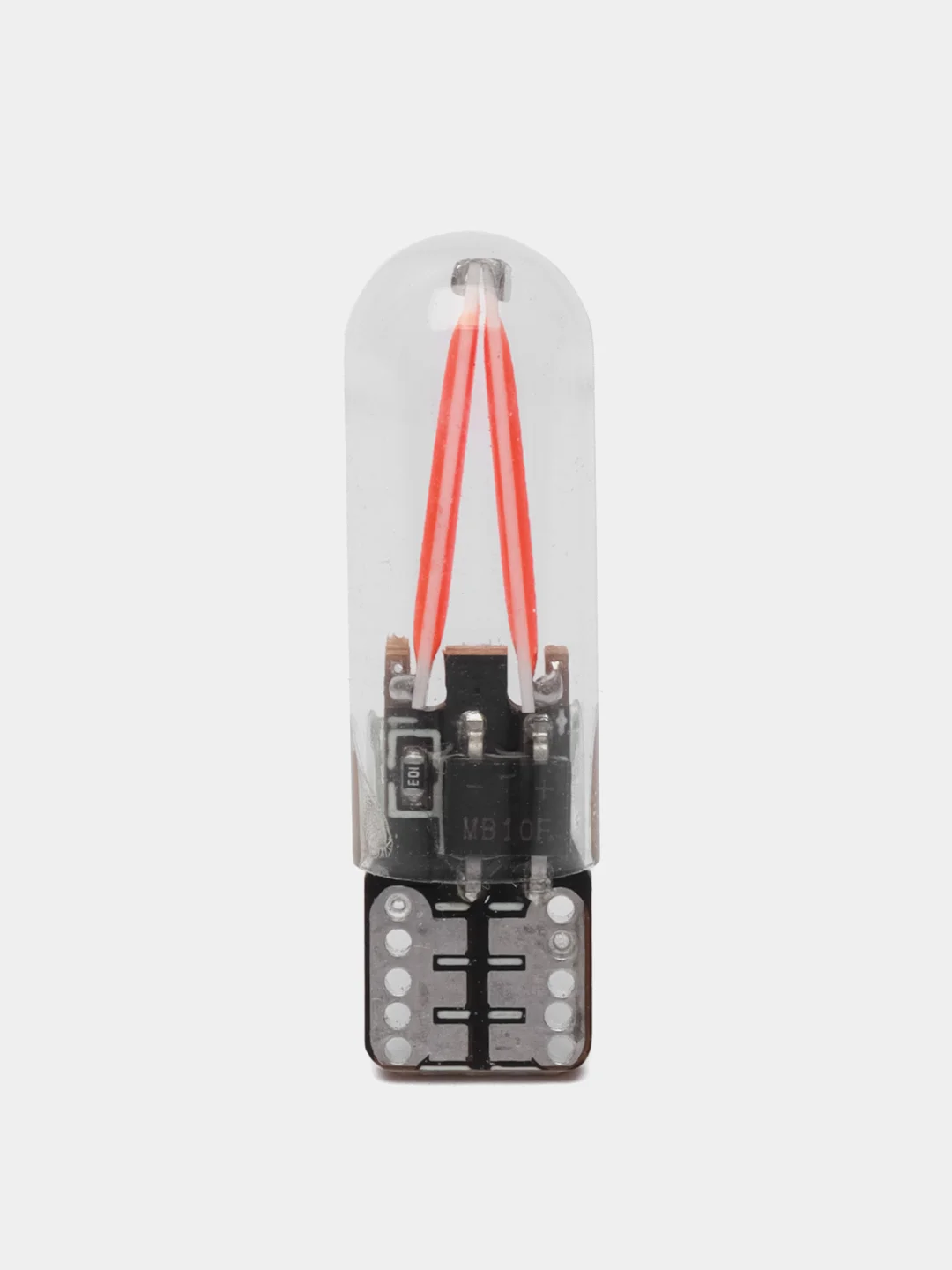 Красный лампа габаритов номера салона (габаритная) светодиодная T10 W5W 12 V, LED COB, без цоколя