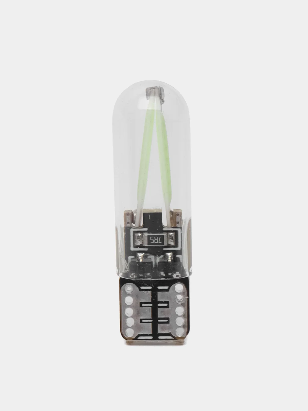 Ледяной лампа габаритов номера салона (габаритная) светодиодная T10 W5W 12 V, LED COB, без цоколя