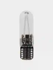 Синий лампа габаритов номера салона (габаритная) светодиодная T10 W5W 12 V, LED COB, без цоколя