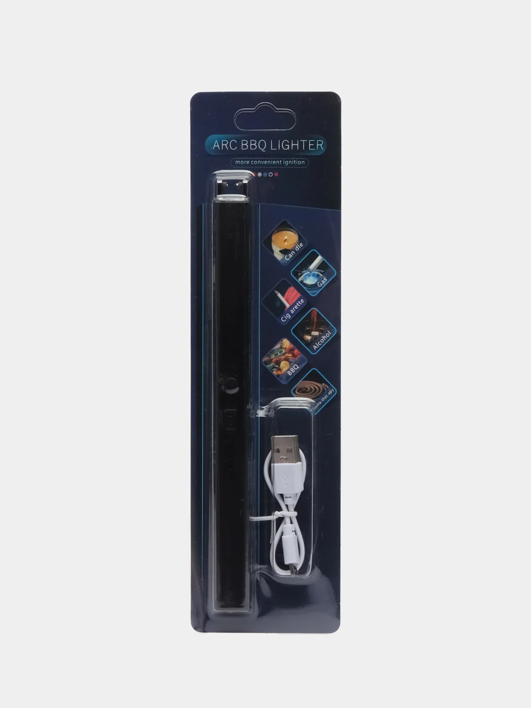 Угольный зажигалка электронная, кухонная, импульсная, USB, для газовой плиты