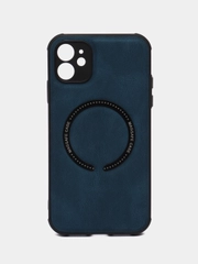 Чехол на iPhone 11, 12, 12 Pro, кожаный, с функцией беспроводной зарядки