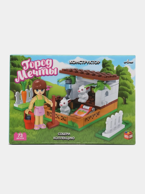 Конструктор Город Мечты "Мини ферма", 73 детали