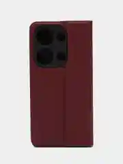 Бордовый чехол книжка Xiaomi Redmi Note 13 Pro 4g / Сяоми Редми Нот 13 Про