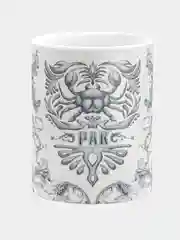 Кружка керамическая Рак Зодиак Этно
