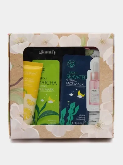 Аметистовый подарочный набор косметики женский, Beauty box, подарок на новый год