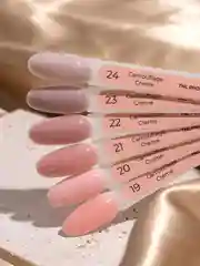 Набор гель-лаков нюд TNL Camouflage Creme, 6 шт