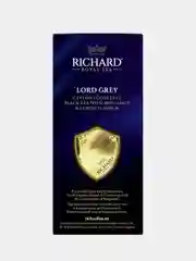Чай листовой чай Richard "Lord Grey", крупнолистовой, цейлонский, рассыпной, заварочный, 180 г