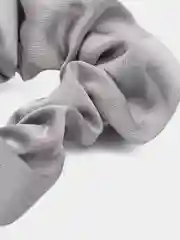 Серый резинка для волос атласная
