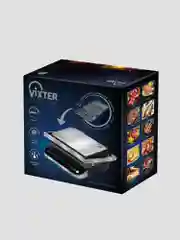 Гриль электрический VIXTER ECG-1012 / сменные панели / 2000 Вт