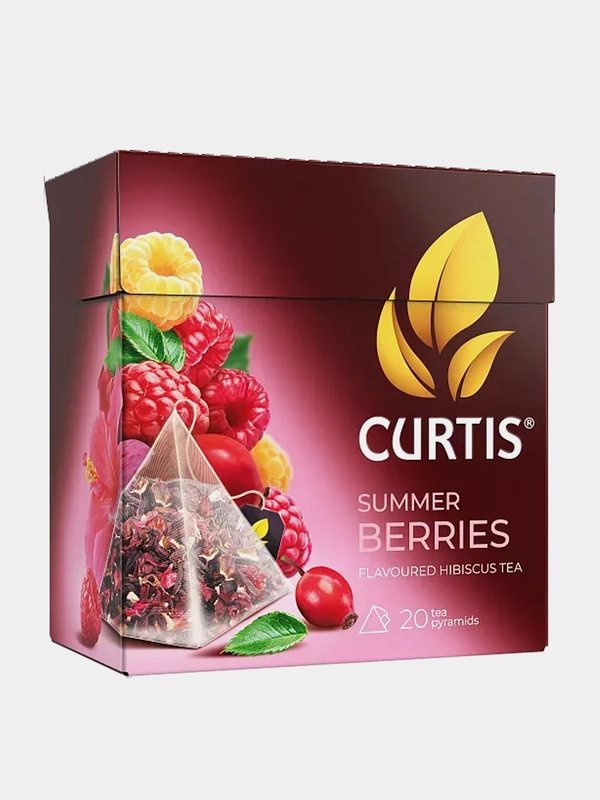 Чай в пирамидках Curtis "Summer Berries", травяной, 20 штук