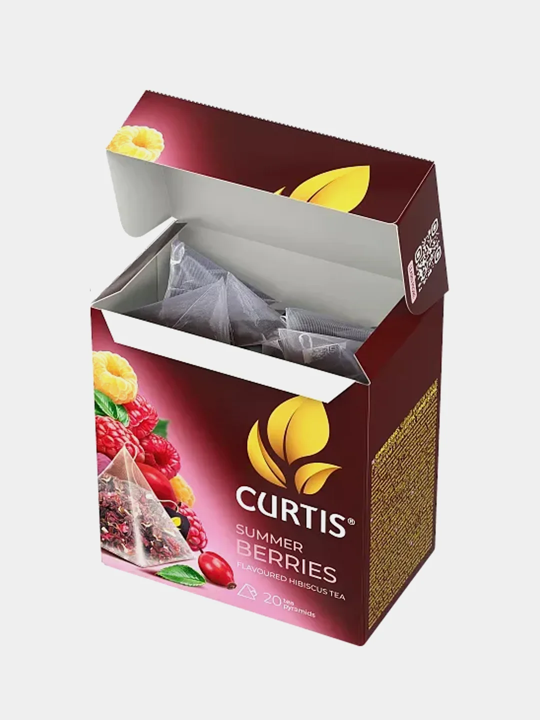 Чай в пирамидках Curtis "Summer Berries", травяной, 20 штук