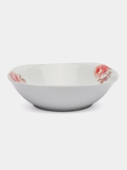 Салатник керам, квадр, 23 см, 1.2 л, Розы, Daniks, 17-023