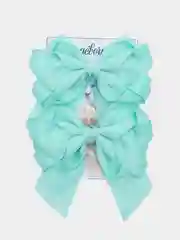 Школьные бантики, изумрудные