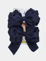 Школьные бантики синие