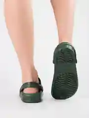 Зелёный хаки сабо женские из ЭВА