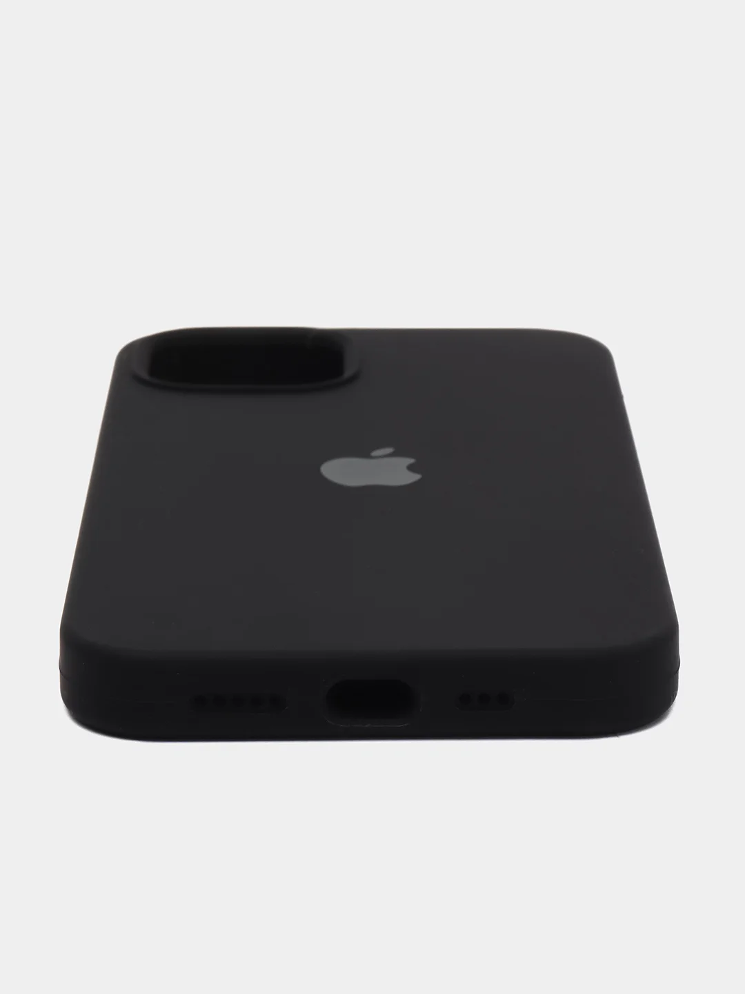 Черный чехол Silicon Case на IPhone 11/12/13/14/15/Pro/Pro Max
