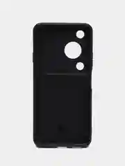 Черный чехол Huawei Nova Y72 / Хуавей Нова Ю72 противоударный, с металлической подставкой кольцом