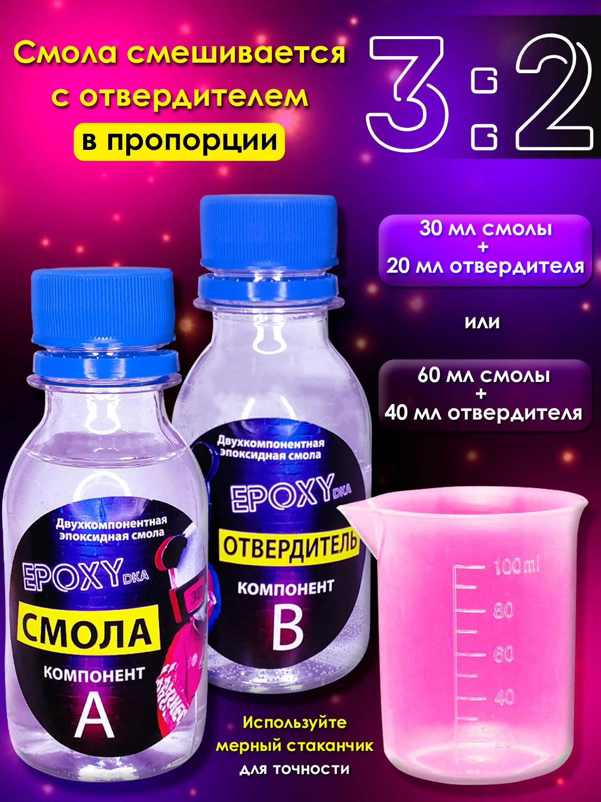 Набор для творчества Эпоксидная смола MIX Кулоны и брелки