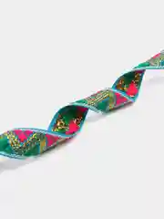 Бирюзовый тесьма жаккардовая ширина 2 см