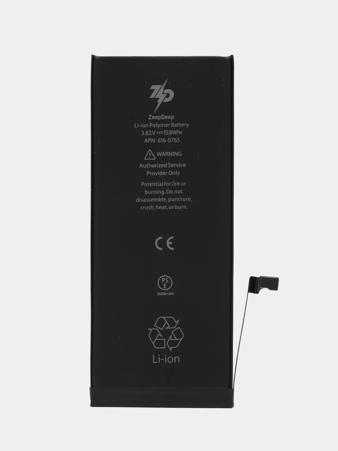 Аккумулятор для iPhone 6 plus (3350mAh), увеличенная емкость, монтажный стикер ZeepDeep