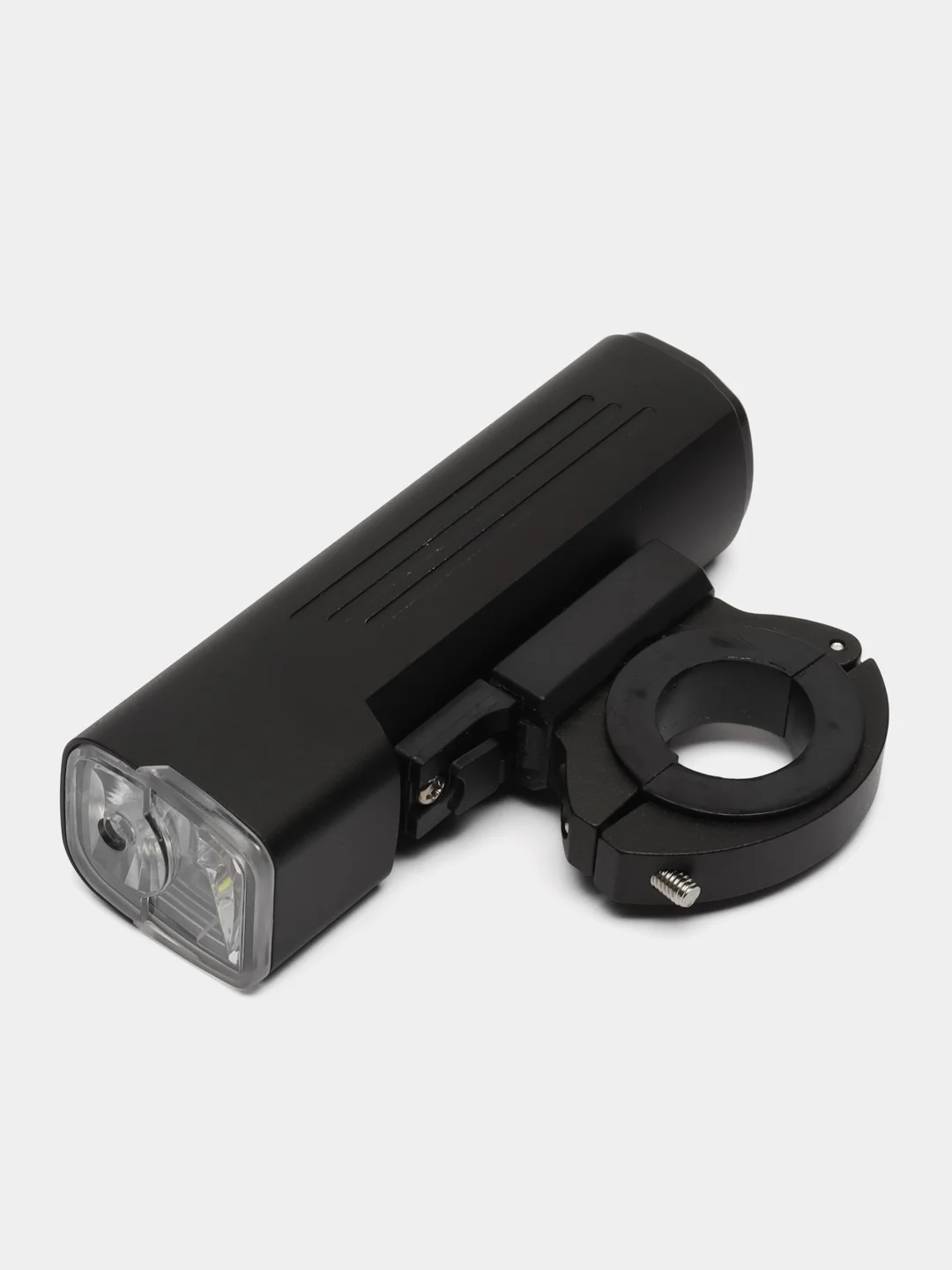 Черный фонарь светодиодный USB 1000 lm, 4800 mAh для велосипеда, самоката с аккумулятором