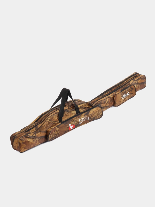 AZOR FISHING Чехол для удочек, полиэстер, c карманом, 2 отсека, 150 см, 600 Den