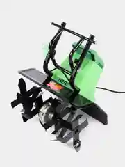 Зеленый культиватор электрический Krotof K1500ET, мощность 1,5 кВт, обработка 40 х 20 см, 6 фрез