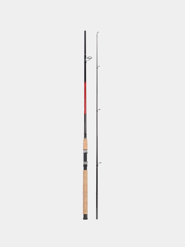 AZOR FISHING Спиннинг "Ультра Ред", штекерный, файбергласс, 2,4м, тест 10-30гр