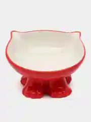 Алый миска керамическая, для кошки и собак
