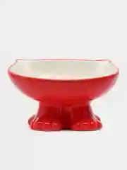 Алый миска керамическая, для кошки и собак