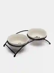 Черный миска керамическая, для кошки и собак