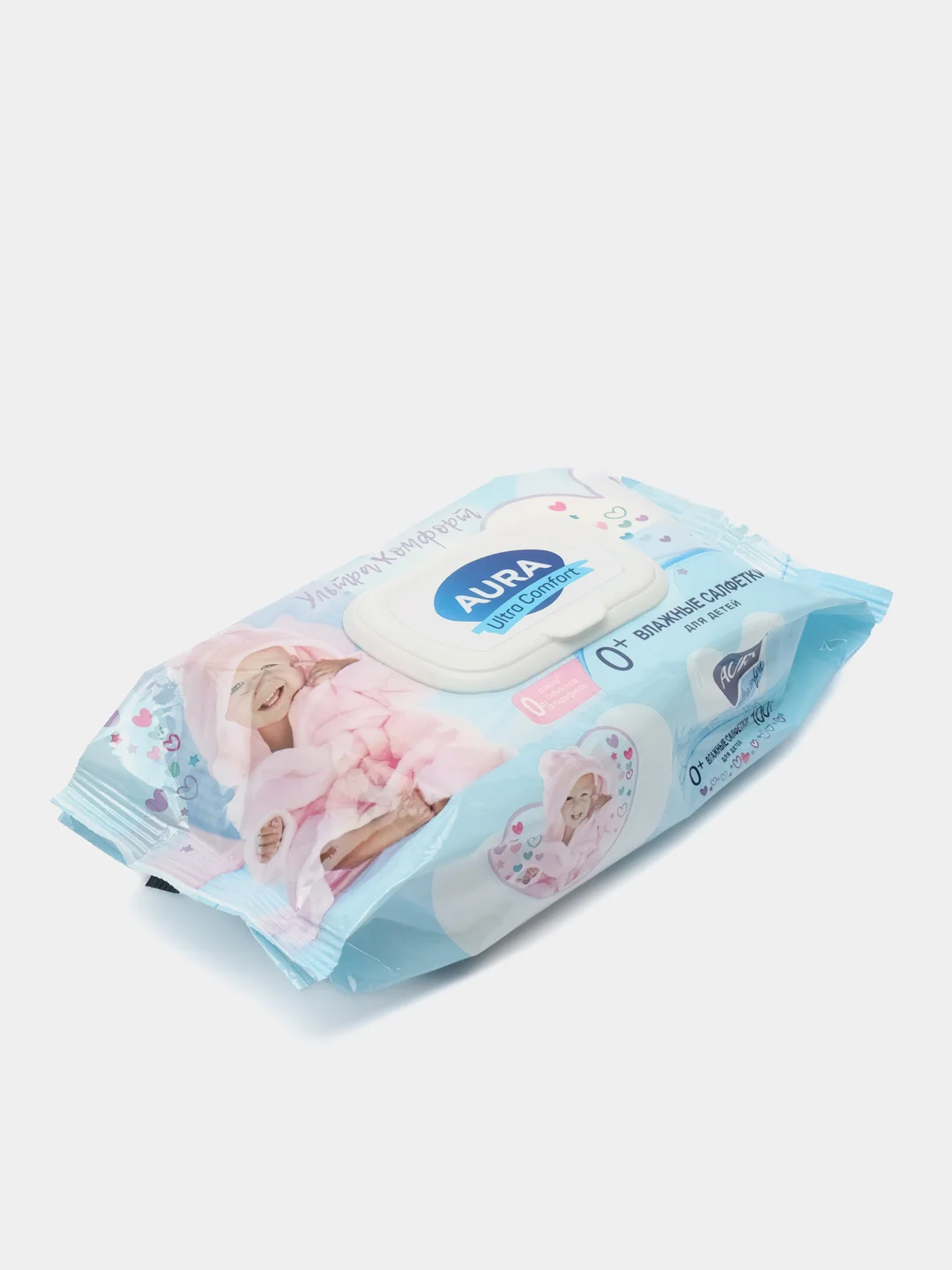 Салфетки влажные для детей AURA "Ultra comfort", 100 шт