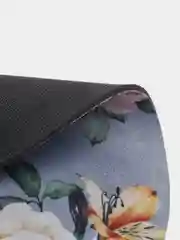 Серебряный коврик для компьютерной мыши, круглый