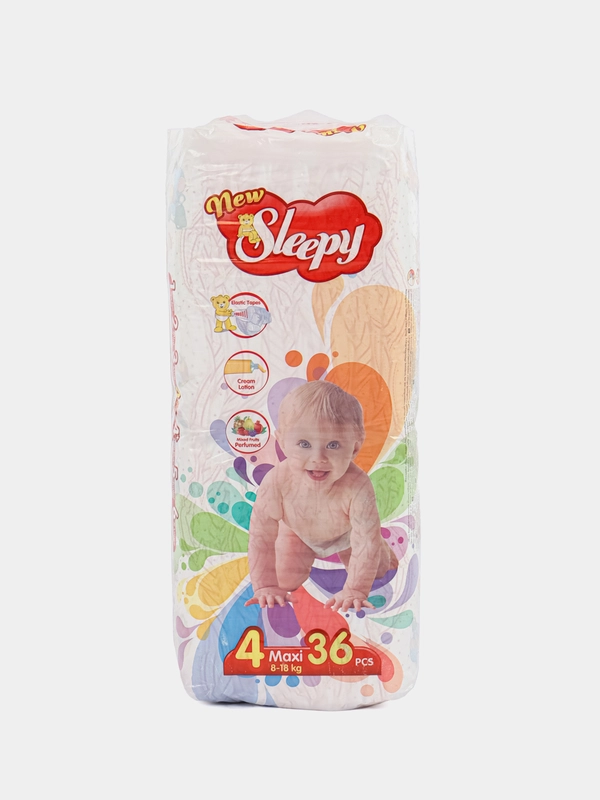 Подгузники Newsleepy Super Pack Maxi, 36 шт, 8-18 кг