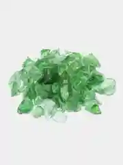 Зеленый стеклянная крошка цветное битое стекло, 4-8 мм, COLOR SI