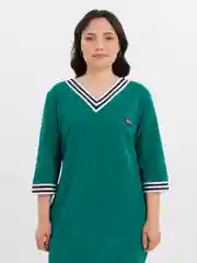 Зеленый платье повседневное, большие размеры