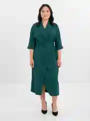 Тёмно-бирюзовый платье вечернее /одежда больших размеров