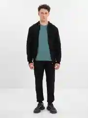 Черный спортивный костюм мужской