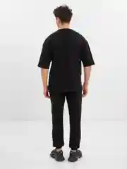 Черный мужской спортивный костюм