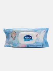 AURA "Ultra comfort" Влажные салфетки детские, 120шт
