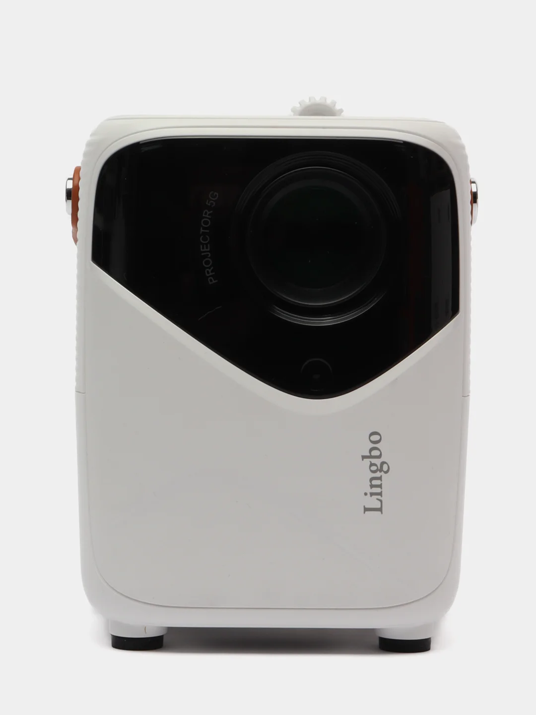 Белый проектор Lingbo T8, Android, Wi-Fi, HDMI, USB, Bluetooth, со штативом, домашний кинотеатр
