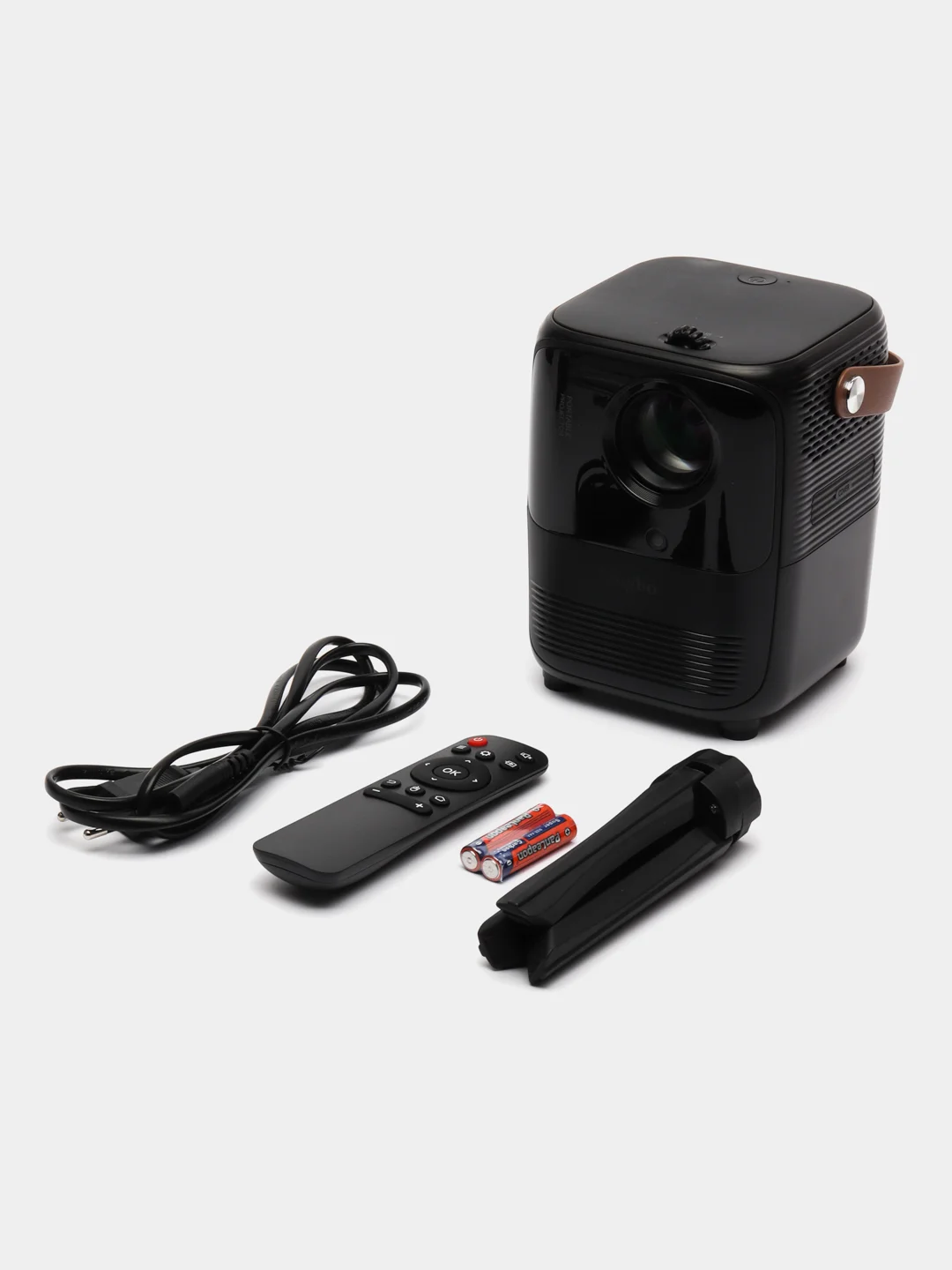 Черный проектор Lingbo T6, HDMI, USB, Android, Wi-Fi, Bluetooth, домашний кинотеатр