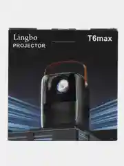 Белый проектор Lingbo T6, HDMI, USB, Android, Wi-Fi, Bluetooth, домашний кинотеатр
