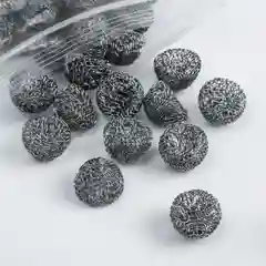 Сетка-фильтр металлическая для курительной трубки и бонга, диаметр 15/16/18 мм, 5/10/20 шт