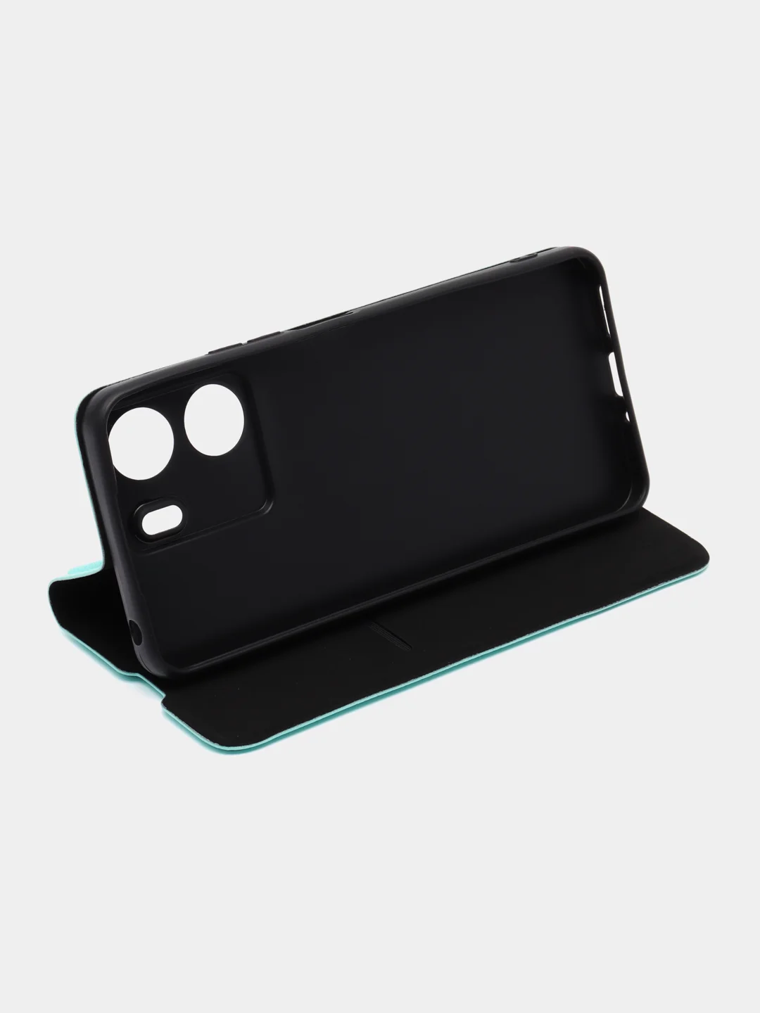 Бирюзовый чехол-книжка Xiaomi Redmi 13C / Poco C65, Сяоми Редми 13С / Поко С65