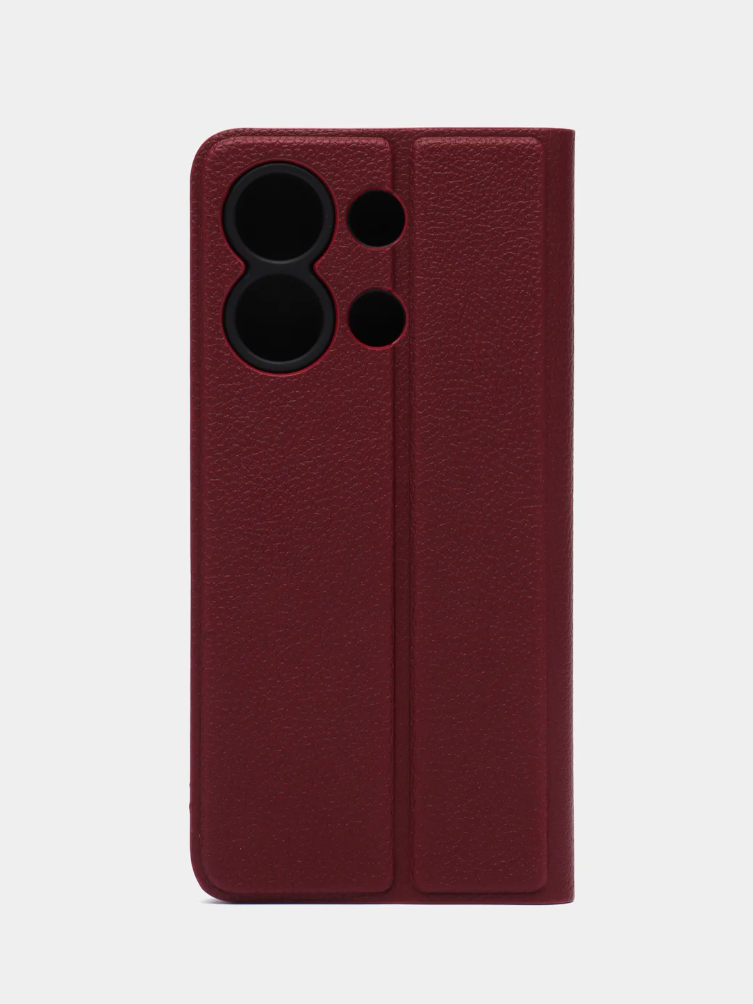Бордовый чехол-книжка Xiaomi Redmi Note 13 4g / Сяоми Редми Нот 13 4Г