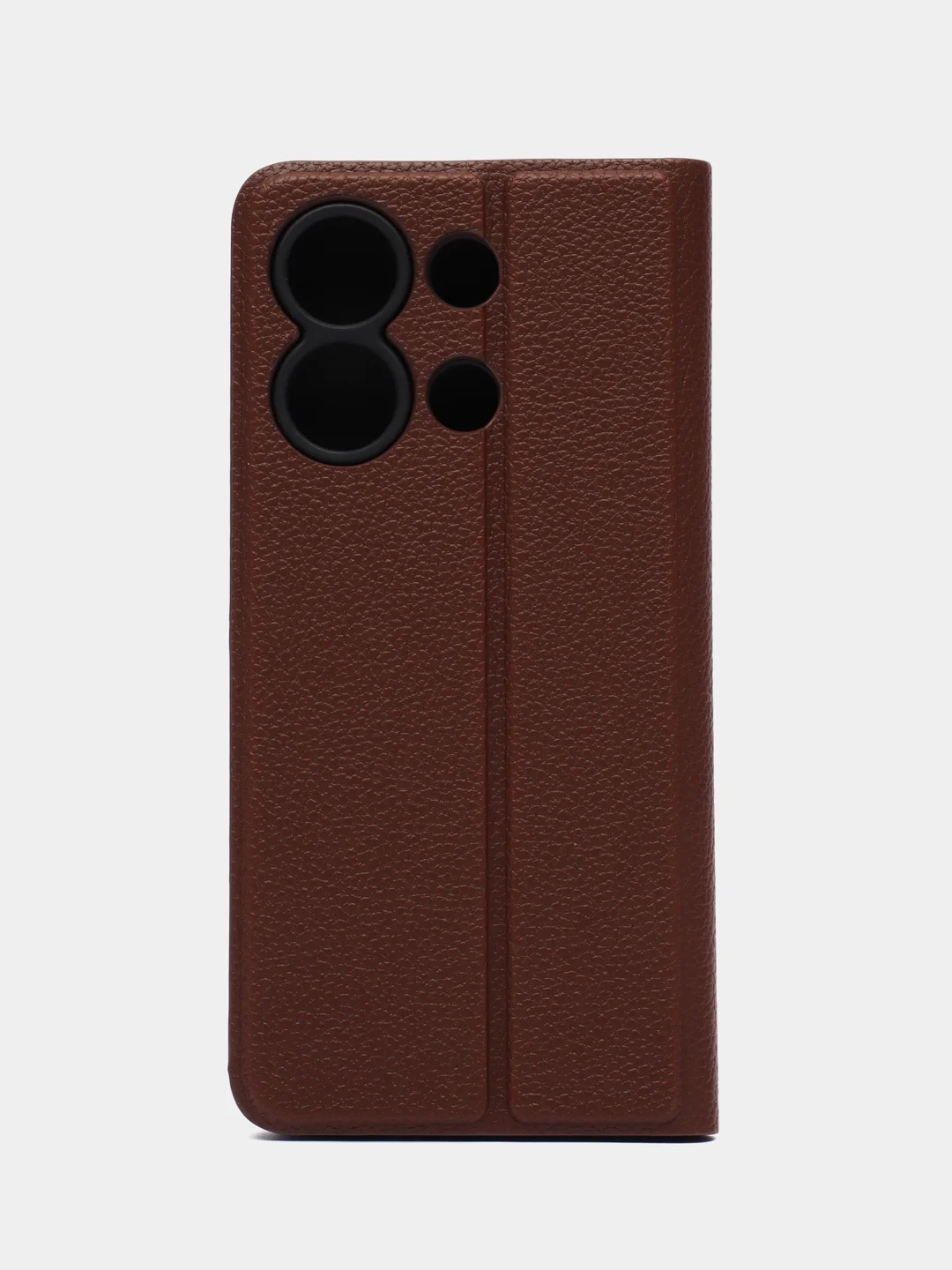 Коричневый чехол-книжка Xiaomi Redmi Note 13 4g / Сяоми Редми Нот 13 4Г