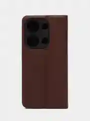 Бордовый чехол книжка Xiaomi Redmi Note 13 Pro 4g / Сяоми Редми Нот 13 Про