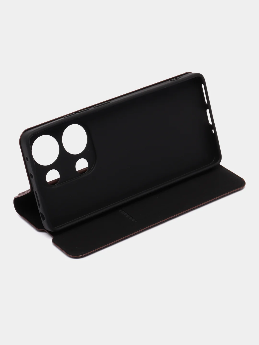 Бордовый чехол книжка Xiaomi Redmi Note 13 Pro 4g / Сяоми Редми Нот 13 Про